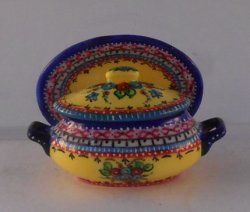 Polish Pattern Anna Oval Tureen w/Tray by Christopher Whitford