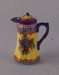 Polish Pattern Anna Chocolate Pot by Christopher Whitford