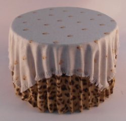 Skirted Table #11 by Lorraine Scuderi