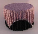 Skirted Table #15 by Lorraine Scuderi