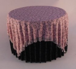 Skirted Table #15 by Lorraine Scuderi