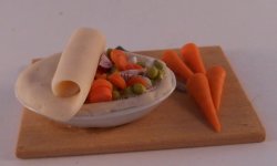 Vegetable Pie Prep Board by Country Contrast
