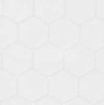 7325) Wht Lrg Hex Vinyl Tile Floor by Houseworks 7325) Wht Lrg Hex Vinyl Tile Floor by Houseworks