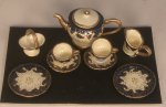 Tea Set Blue by Victoria Fasken