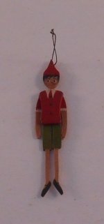 Pinnochio Pull Toy by Veronique Bailleul