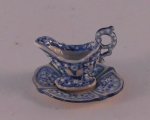 Blue & White Gravy w/ Underplate by Amanda Skinner