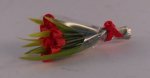 Tulips in Florist Wrap Red Anna Wybranowska