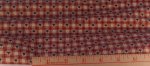 Blue Hearts on Red Grid by Frabrique