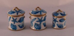 Sea Island Canister Set by Christopher Whitford