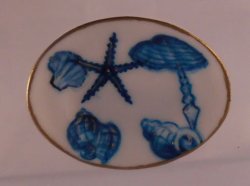 Sea Island Oval Tray by Christopher Whitford