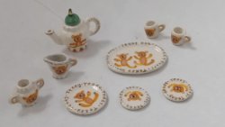 Teddy Bear Teaset by Sally Meekins