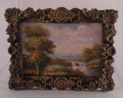 Morgantown Waterfall Oil Painting by Paola Ojeda