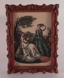 French Fashion Engraving #2 by Paola Ojeda