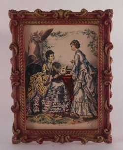 French Fashion Engraving #4 by Paola Ojeda