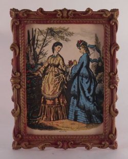 French Fashion Engraving #5 by Paola Ojeda