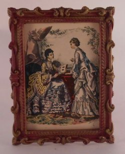 French Fashion Engraving #7 by Paola Ojeda