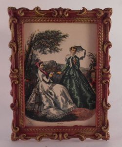 French Fashion Engraving #8 by Paola Ojeda