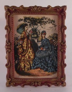 French Fashion Engraving #9 by Paola Ojeda