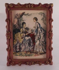 French Fashion Engraving #12 by Paola Ojeda