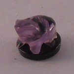 Amethyst Frog Carving by Wendy Smale
