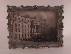 Vintage Italian Engraving Covent Garden Theater by Paola Ojeda