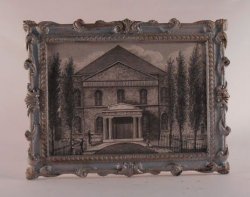 Vintage Italian Engraving Chapel City Road by Paola Ojeda