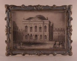 Vintage Italian Engraving The Sessions House by Paola Ojeda