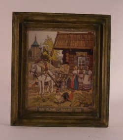 Russian Fairytale Framed Print #6 by Paola Ojeda