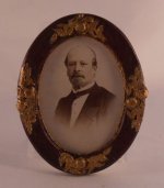 Vintage Photo Oval Gentleman by Paola Ojeda