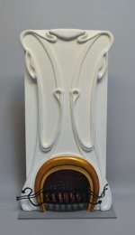 Art Nouveau Fireplace by Keith Bougourd