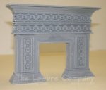 1093 - Gothic Fireplace and Overmantle by Lawbre