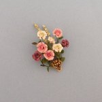 Tussie Mussie Cabbage & Tea Roses by Chrysalis Tussie Mussie Cabbage & Tea Roses by Chrysalis