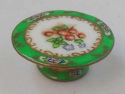 English Fruit Cherry Cake Stand by Christopher Whitford