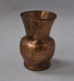 Hammered Copper Vase #k Hammered Copper Vase #k
