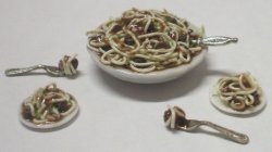 Spaghetti with Meat Balls by Linda Cummings