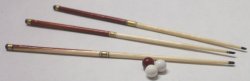 Pool Sticks w/ 3 Balls by Jose Bolio Pool Sticks w/ 3 Balls by Jose Bolio