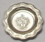 Adam Period Coat of Arm Sterling Silver Plate