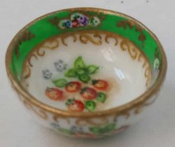 English Fruit Cherry Serving Bowl by Christopher Whitford