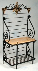 Black Grape Design Baker's Rack w/ Toupe Corian by Jason Getzan