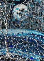Silver World Painting by Helene Howes Silver World Painting by Helene Howes