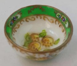 English Fruit Pomegranate Serving Bowl by Christopher Whitford
