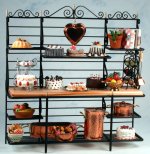 Double Black Baker's Rack w/ Butcher Block Top by Jason Getzan