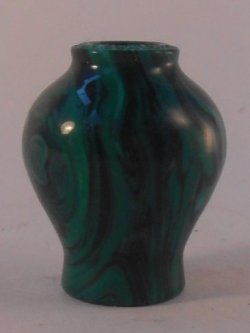 Malachite Vase by Bill Helmer