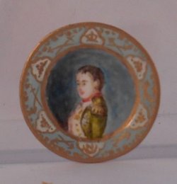China Plate #198 Napoleon Portrait by Christopher Whitfrod
