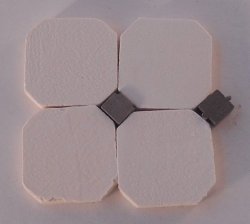 Stone Black and White Tiles CBC-N1 by Henry Bart