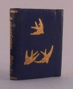 American Birds Navy Blue Leather Cover by Borrower's Press