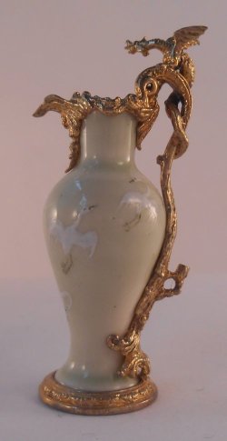Gilt Silver Ewer Cranes by Harry Smith