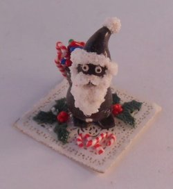 Chocolate Santa by Linda Cummings