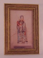 Chinese Nobleman Watercolor #2 by Ed Barnes #J