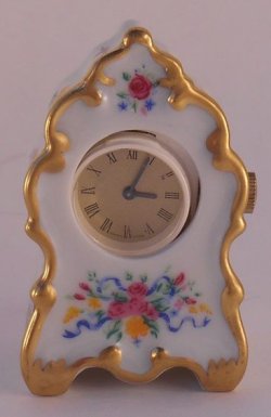 Porcelain Clock #J
